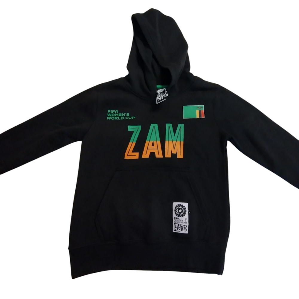 NWOT FIFA Women's World Cup 2023 Black ZAM Hoodie Outerstuff SMALL